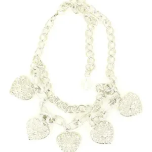 Blazin Roxx Heart And Charms Boot Bracelet
