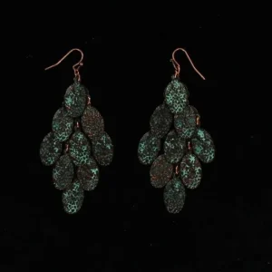 Blazin Roxx Multi Dangle EarringsBk/Wh