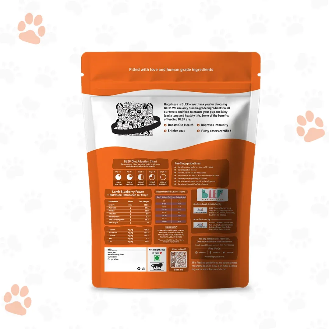 BLEP Paneer Quinoa Pawer Dog Wet Food (100g) - Image 2