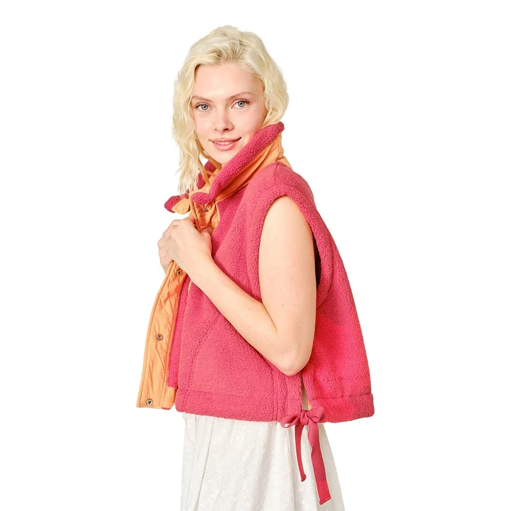 Blue B Women's Coral Oversized Contrast Vest - Image 2