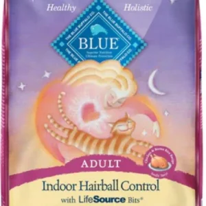 Blue Buffalo Indoor Hairball Control Chicken & Brown Rice Dry Cat Food 15lb