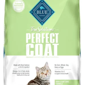 Blue Buffalo True Solutions Perfect Coat Natural Skin & Coat Care Salmon Recipe Adult Dry Cat Food