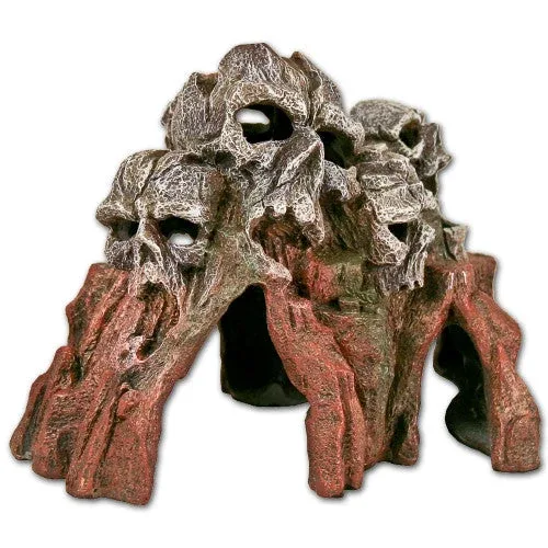 Blue Ribbon Exotic Environments Skull Mountain Aquarium Ornament Brown/Grey 6in MD - Image 2