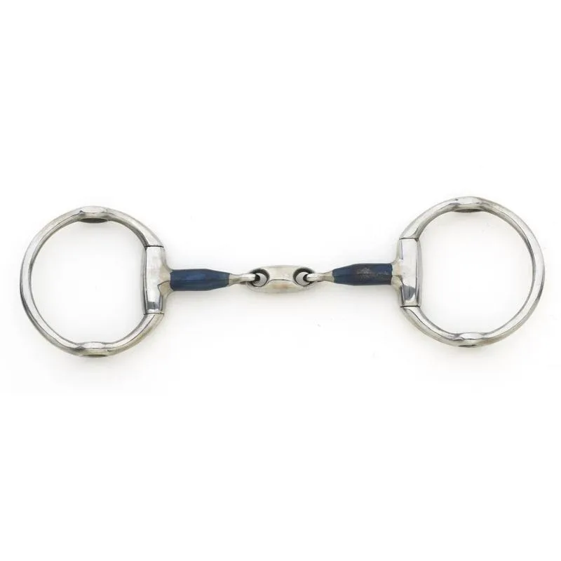 Blue Steel Oval Link Cheltenham Gag Bit