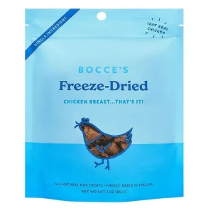 Bocce's Bakery Dog Freeze-Dried Chicken Breast Dog Treats 3 oz