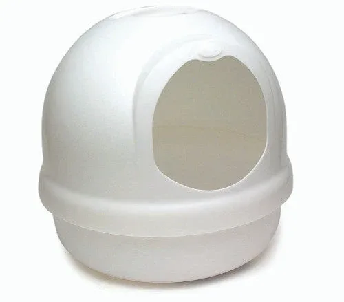 Booda Dome Cat Litter Box Pearl White LG - Image 2