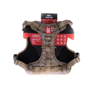 Boss Dog Tactical Dog Harness Tan Camo, X-Large