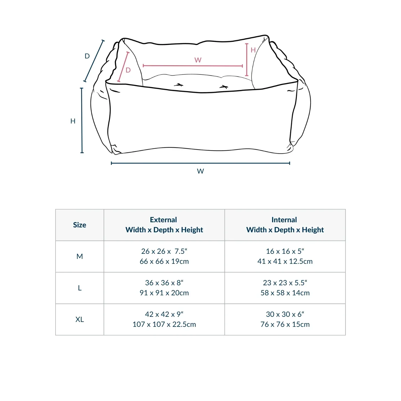 Box Bed With Removable Cover in Balmoral Duck Egg Tweed by Lords & Labradors - Image 2