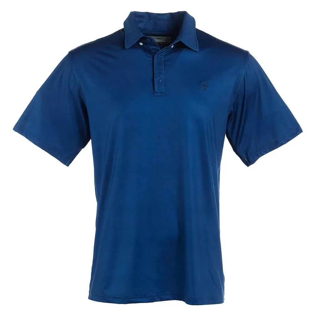 Brandcowboy Denim Blue Short Sleeve Polo