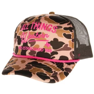 Brandcowboy NRS All Things Western Camo Foam Rope Cap