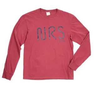 Brandcowboy Running Logo Red Rock Long Sleeve Tee