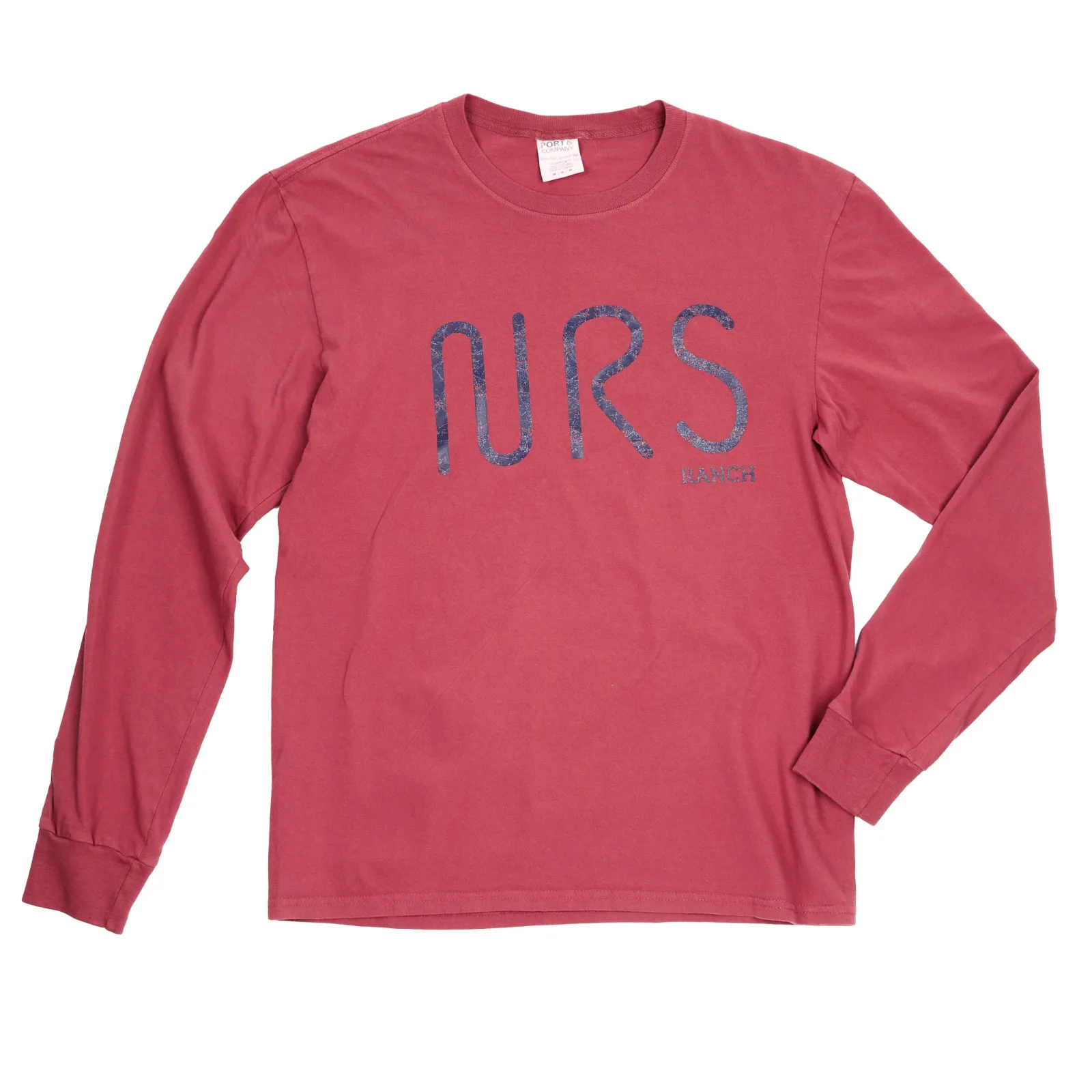 Brandcowboy Running Logo Red Rock Long Sleeve Tee - Image 2