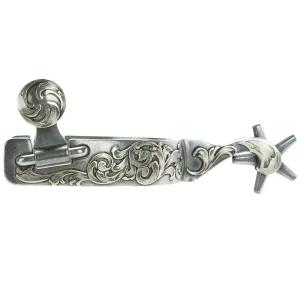 Brandon Anthony 7/8in Silver Mounted with 5pt Rowel Spurs