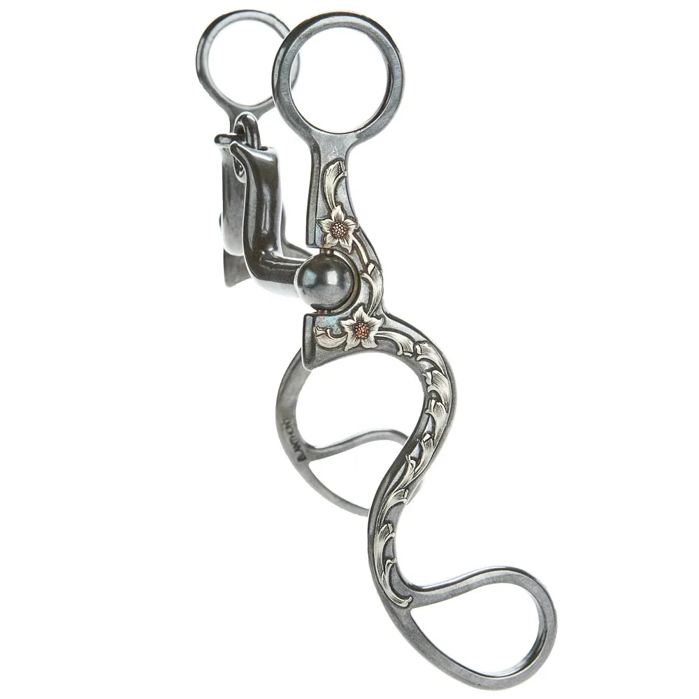 Brandon Anthony Bit & Spur Co. High Ported Snaffle Cavalry Shank Bit - Image 2
