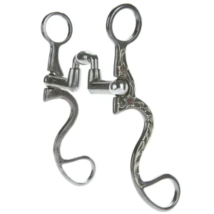 Brandon Anthony Bit & Spur Co. Hinge Port Cavalry Shank Bit