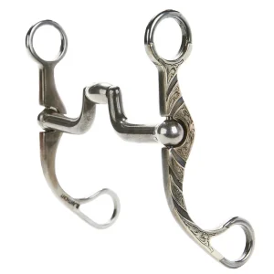Brandon Anthony Bit & Spur Co. Hinge Port Short Shank Bit