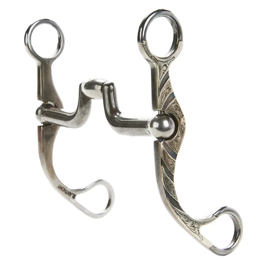 Brandon Anthony Bit & Spur Co. Hinge Port Short Shank Bit