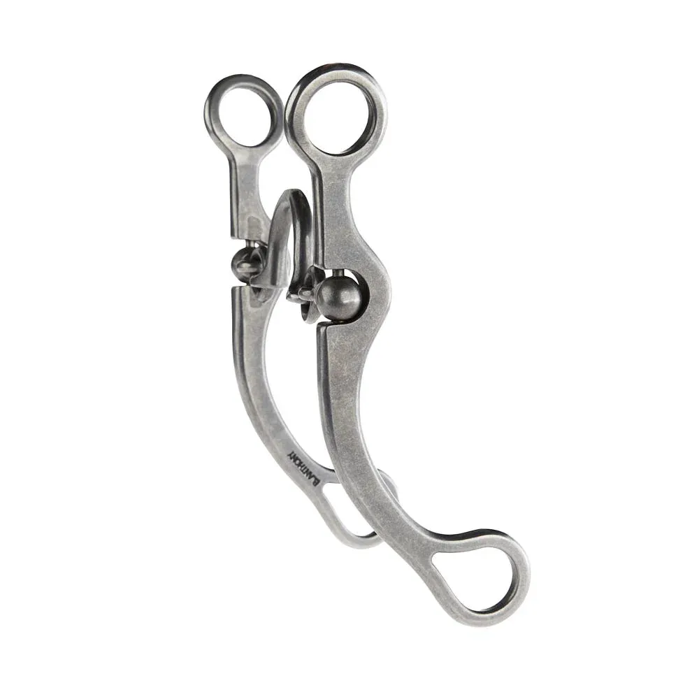 Brandon Anthony Bit & Spur Co. Ported Chain Straight Shank Bit - Image 2