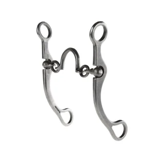 Brandon Anthony Bit & Spur Co. Ported Chain Straight Shank Bit