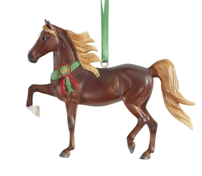 Breyer 2017 Morgan -Beautiful Breeds OrnamentBk/Wh