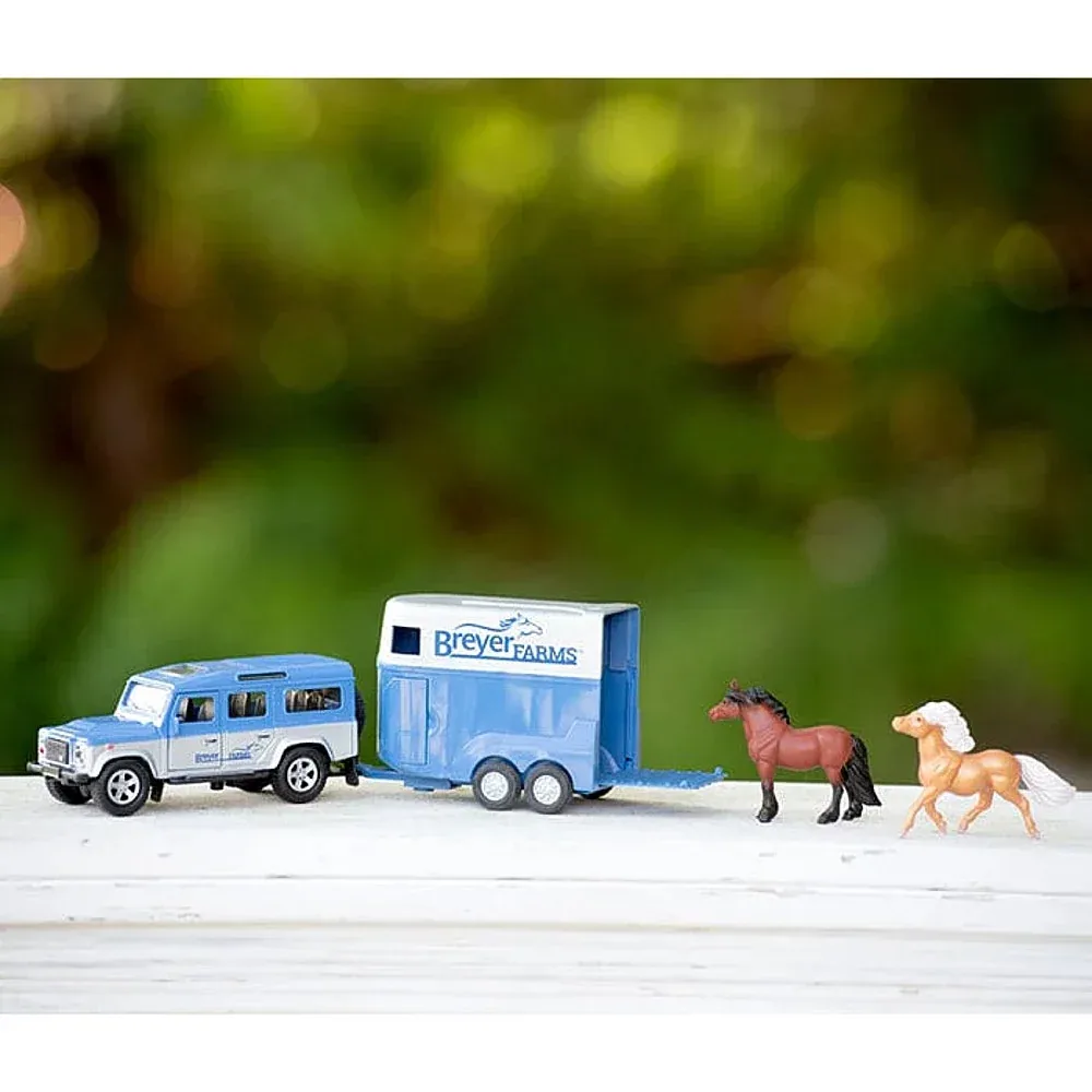 Breyer Farms Land Rover/Tag-a-long Trailer Set - Image 2