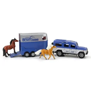 Breyer Farms Land Rover/Tag-a-long Trailer Set