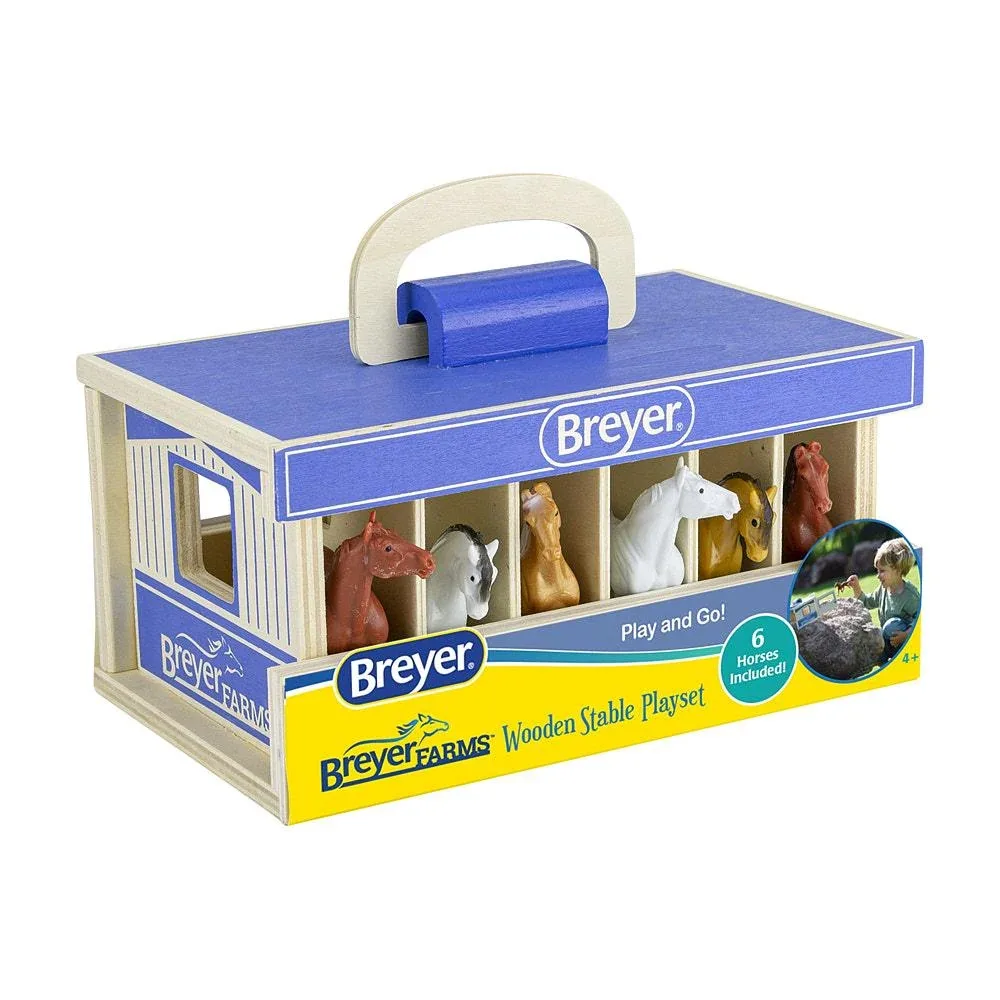 Breyer Farms Wooden Stable Play Set