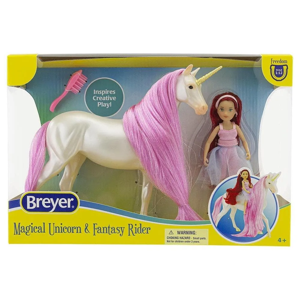 Breyer Magical Unicorn Sky/Fantasy Rider Meadow