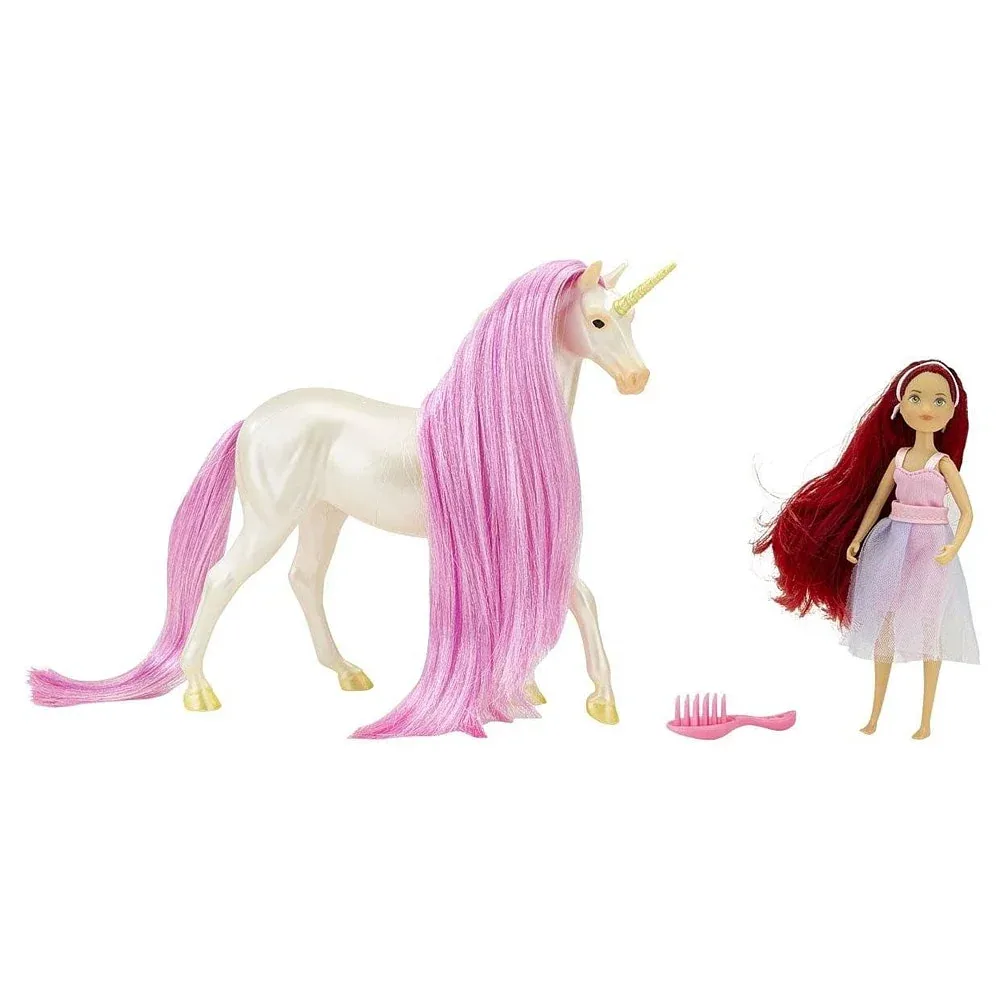 Breyer Magical Unicorn Sky/Fantasy Rider Meadow - Image 2