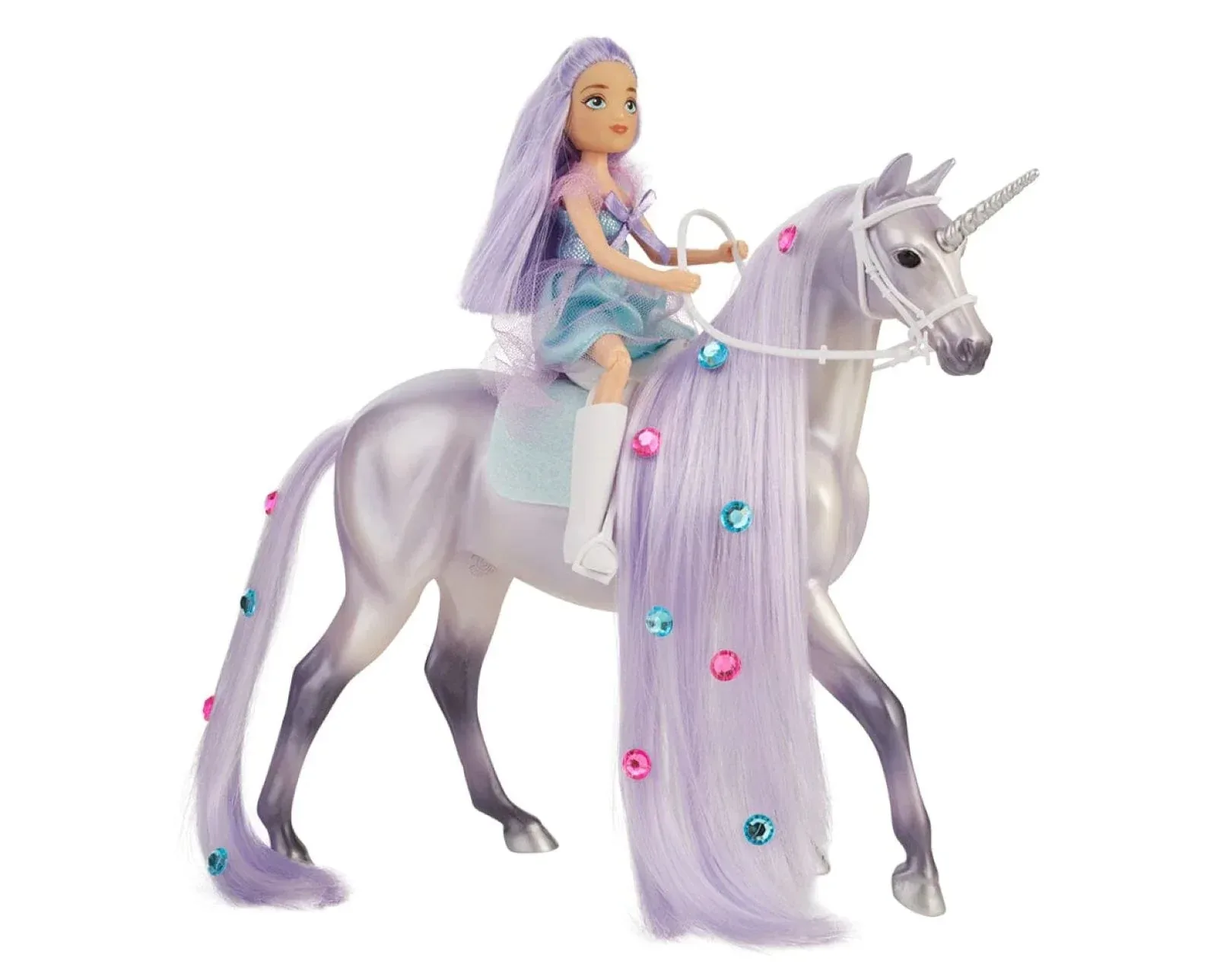 Breyer Twila & Moonstone - Magical Unicorn and Rider - Image 2