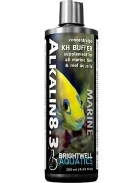 Brightwell Aquatics Alkalin 8.3 - Liquid pH Buffer and Alkalinity (KH) Builder, 500 ml. / 17 oz.
