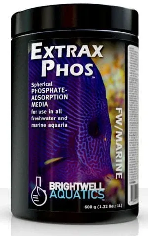 Brightwell Aquatics ExtraxPhos, Spherical Phosphate-Adsorption Media, 7.0 lbs. (3.2 kg.)