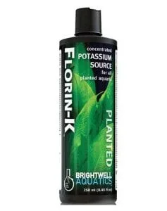 Brightwell Aquatics Florin-K Potassium Source Fertilizer for Planted Fresh Water Aquaria, 20 liter / 5.3 gal.