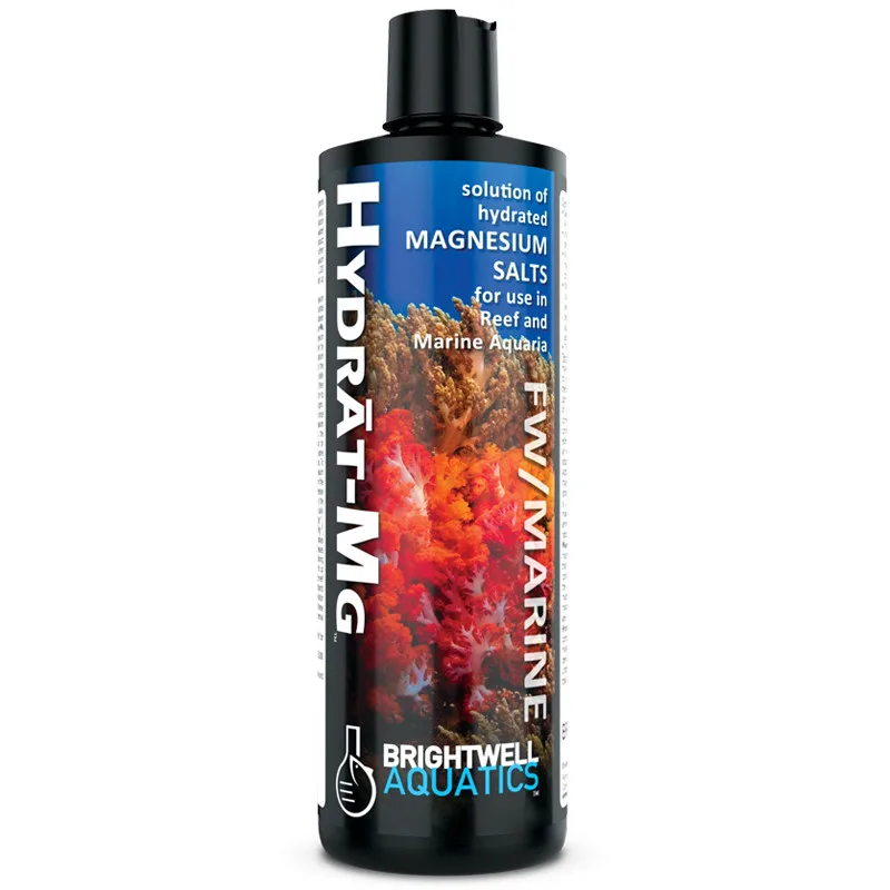 Brightwell Aquatics Hydrat-MG, Solution of Hydrated Magnesium Salts, 2 Liters / 67.6 oz.
