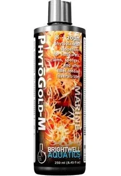 Brightwell Aquatics PhytoGold-M - Golden Phytoplankton (medium) 8-20 micron, 2 liter / 67.6 oz.
