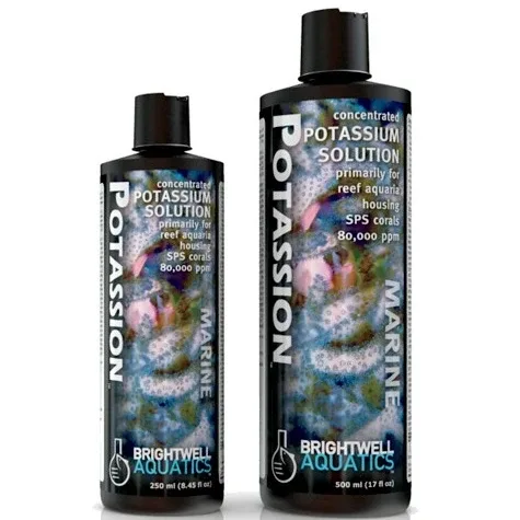 Brightwell Aquatics Potassion Concentrated Potassium Solution for Marine Aquaria, 500 ml. / 17 oz.