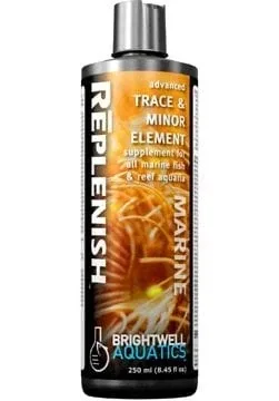 Brightwell Aquatics Replenish - Liquid Trace & Minor Minerals for all Marine Aquaria, 2 Liters / 67.6 oz.