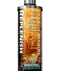 Brightwell Aquatics Replenish - Liquid Trace & Minor Minerals for all Marine Aquaria, 500 ml. / 17 oz.