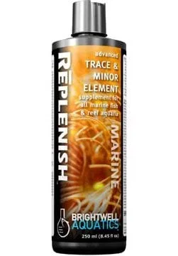 Brightwell Aquatics Replenish - Liquid Trace & Minor Minerals for all Marine Aquaria, 500 ml. / 17 oz.
