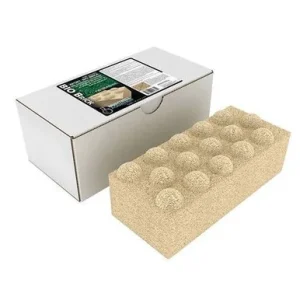 Brightwell Xport BIO Dimpled Brick Nominal 9" x 4.5" x 2.5" for Aquascaping, Biofiltration, and Coral Propagation