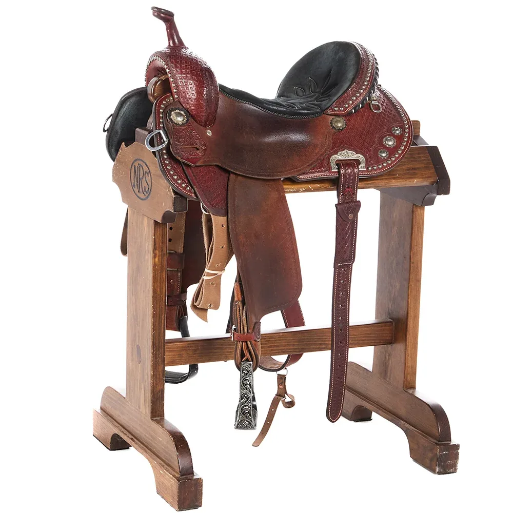 Brittney Pozzi Double J Used 14.5in Brittney Pozzi Barrel Saddle