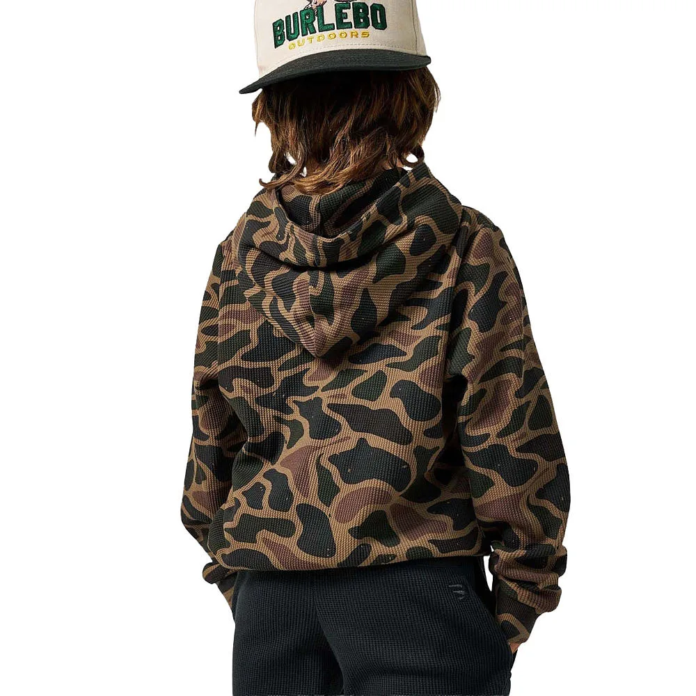 Burlebo Boy's Bendita Camo Thermal Hoodie - Image 2