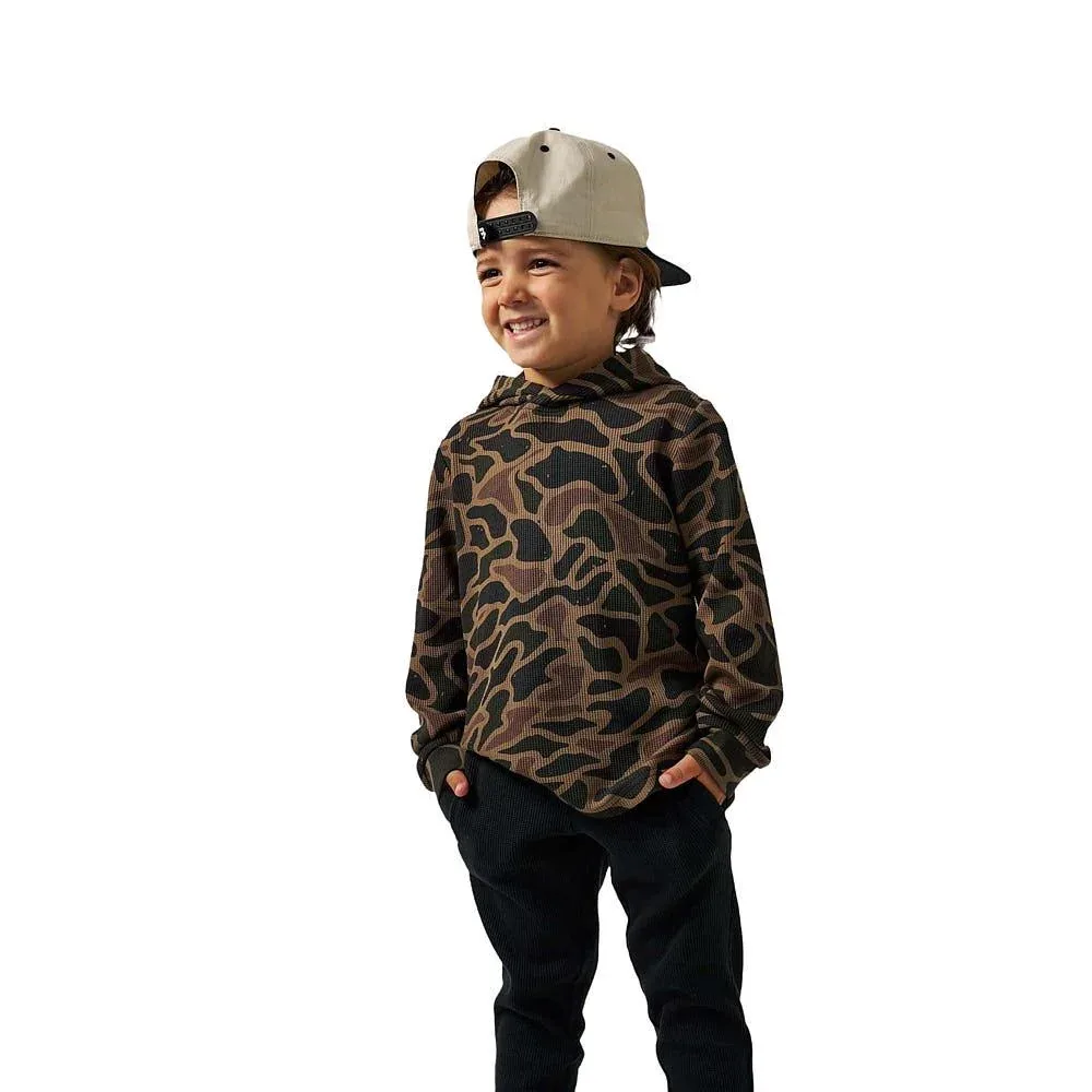 Burlebo Boy's Bendita Camo Thermal Hoodie