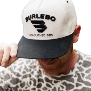 Burlebo Mens 3D Flying B Cream Logo Cap