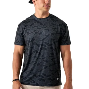 Burlebo Men's Black Camo Go To Tee
