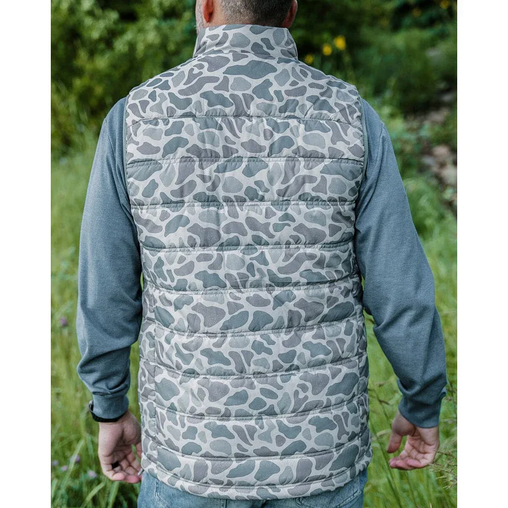 Burlebo Men's Classic Deer Camo Puffer Vest - Image 2