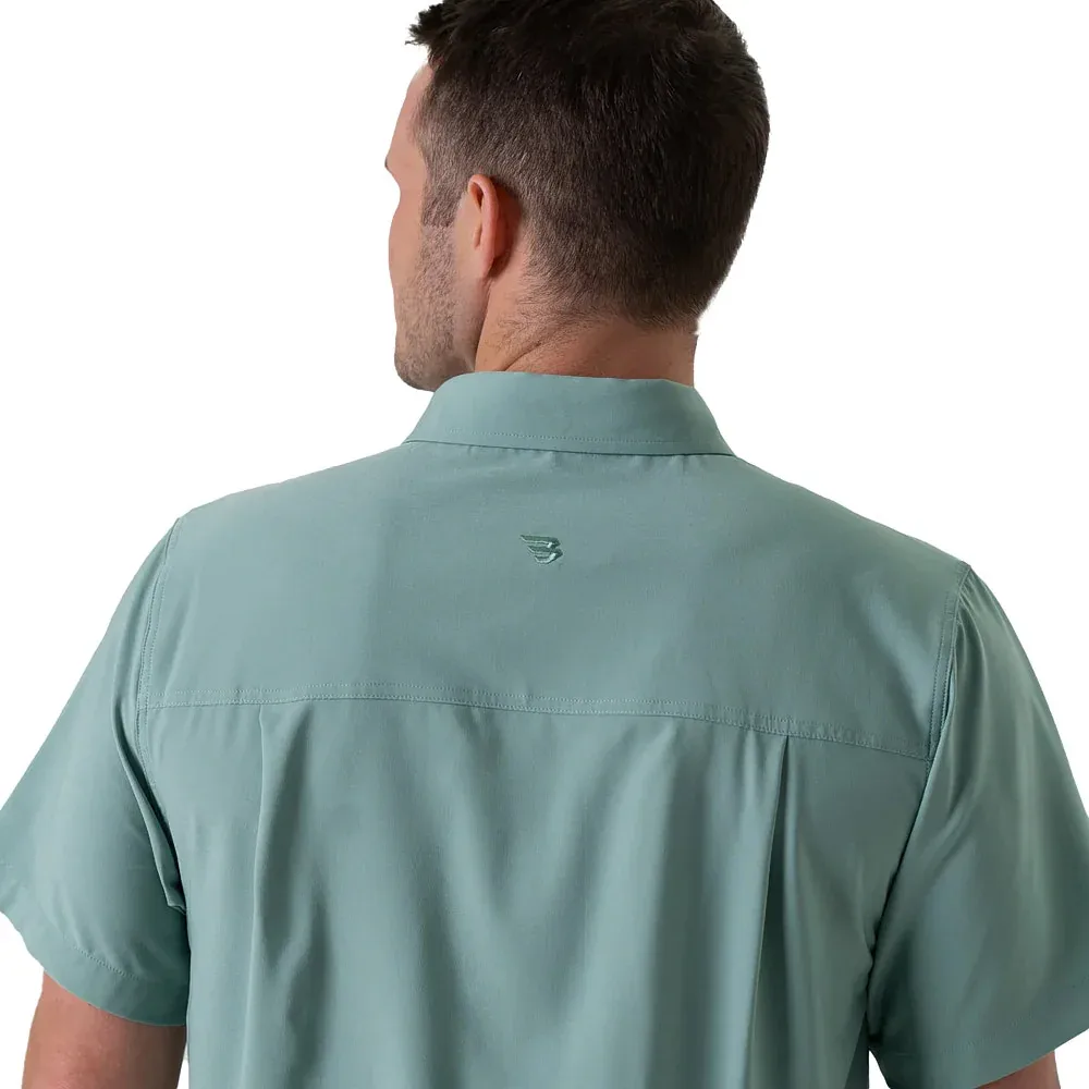 Burlebo Men's Ocean Swell Performance Button Up - Image 2