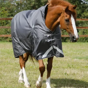 Buster Hardy 0g Half Neck Turnout Rug Grey