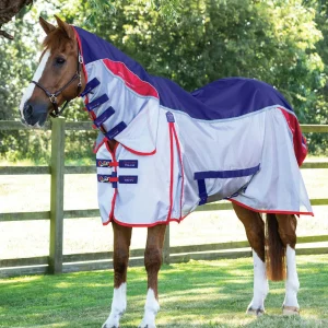 Buster Stay-Dry Super Lite Fly Rug with Surcingles Navy