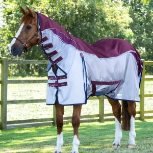 Buster Stay-Dry Super Lite Fly Rug with Surcingles Wine